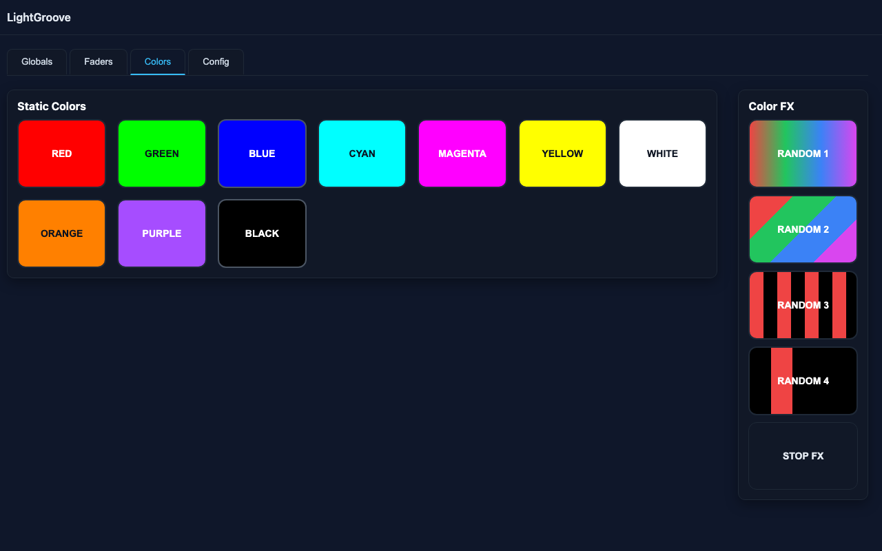 Colors Interface